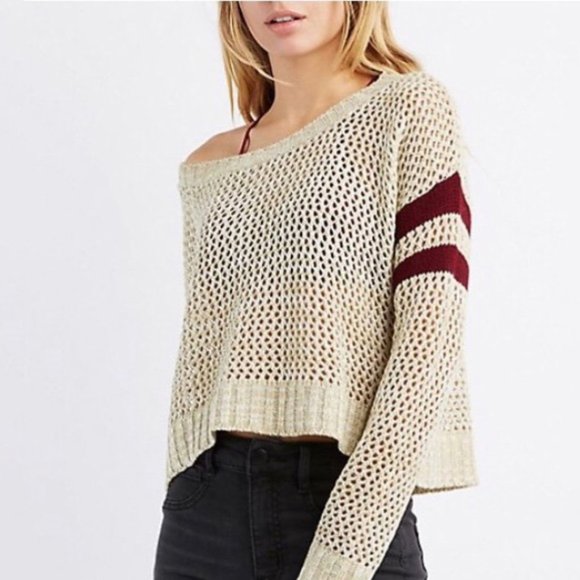 Striped Knit Sweater - Picture 1 of 8